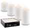 Qult Farluce Trend • Sparsets • Teelichthalter in Kerzenform • Kerze • Kunststoffkerze in Kerzenoptik • Teelichtkerze mit Teelichteinsatz • inkl. Teelicht (Set 1 ∅ 6 cm)