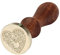 Wachssiegel Stempel, Personalisiert Dekorativer Wachsstempel Vintage Siegelstempel für Umschläge Hochzeitseinladungen, Holzgriff und Messingkopf, Herz