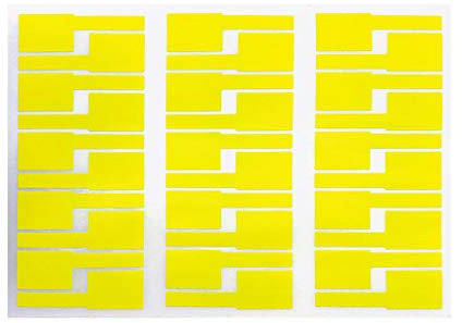 Folewr 30Pc Cable Labels Sticker Waterproof Identification Tags Work with -Laser Printer