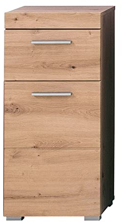 Lomadox Bad Schrank in Asteiche Nb., B/H/T: ca. 37/79/31 cm