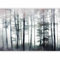 murando - Papier peint panoramique nature 400x280 cm - Revêtement mural décoration pour chambre salon cuisine - Design unique et moderne - Gris bleu - Nature arbres forêt paysage b-C-0986-a-a