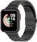 Braleto Armband Kompatibel mit Xiaomi Mi Watch Lite/Redmi Watch,Verstellbares Metall-Edelstahl-Ersatzband für Xiaomi Mi Watch Lite/Redmi Watch (Schwarz)