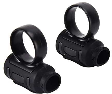 2PCS Clips para Baquetas Clip de Control de Silicona Anillo de Dedo Palos de Tambor Ayuda Baquetas Accesorios Herramienta Auxiliar Jazz Baterista Baterista Principiantes Práctica(negro completo)