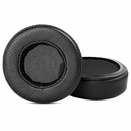 TaiZiChangQin Upgrade Thicker Ear Pads Cushions Memory Foam Replacement Compatible with Sennheiser PC320 G4ME Headphone (Protein Leather Earpads Black)