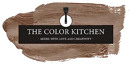 Livingwalls THE COLOR KITCHEN universelle Wandfarbe - Malerfarbe für Wohnräume und Arbeitszimmer - matte Innenfarbe in Braun - 5l Deckfarbe in TCK6013