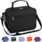 Homtibrm Insulated Lunch Bag, Kids Thermal Cool Bag with Adjustable Strap, Waterproof Lunch Box Bag for Adults Kids Boys Girls Work School Picnic (Black)