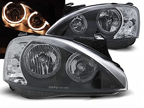 CR-Lights Angel Eyes Scheinwerfer Set in schwarz für Opel Corsa C 11.2000-09.06