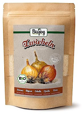 Biojoy Cebolla granulada BIO (250 g), Cebolla seca, sin aditivos (Allium cepa)