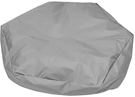 FOYTOKI 1 Pc Cubierta De Búnker Lona para Cubrir Areneros Alfombra De Playa Dosel De Caja De Arena Cubierta De Caja De Arena Pequeña Hexágono Niño Tela Oxford 190t Cubierta del Reloj