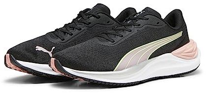 PUMA Damen Electrify Nitro 3 Laufschuhe 37.5Black Peach Smoothie Speed Green Pink