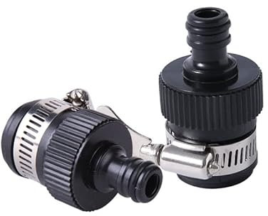 Upgrade Your Water System with the Rubber Faucet Universal Connector, Metal Clamp Handle Tap Water Inlet Hose Adapter, Versatile for Kitchen