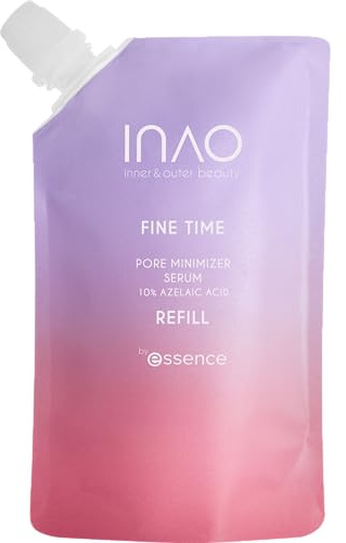 INAO Skincare - Fine Time Pore Minimizer Serum Refill | Serum mit Azelainsäure & Glycerin | Für ein verfeinertes Hautbild | Mattierend, glättend, mild exfolierend