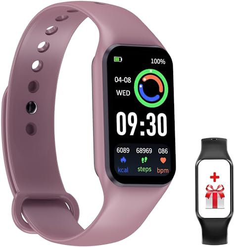 FeipuQu Smart Watch for Men Women, Fitness Tracker with SpO2 Heart Rate Sleep Monitor, IP68 Waterproof Activity 24 Sports Calorie Step Counter, Weather, Notification Smartwatch iOS Android