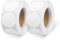 Klebepunkte Weiß, 1000 Stk 25mm Runde Aufkleber Stickers, Kreisaufkleber, 2 Klebepunkte auf Rolle, Kleine Klebepunkte Weiß für Kalende Planer(White)