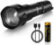 KEENZO 2002D Vcsel 850nm IR Illuminator Torch Lights for Night Vision, Fresnel Lens Zoomable Infrared Illuminator IR Spotlight, Rapid Dimmer Switch, Max Lighting 1000M
