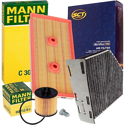 Filter Set Inspektionspaket 1.6 Fsi | CU3083/1+Hu 712/6X+SAK166+1113800100 für A3 8P 1T2 Golf 5 Octavia 1Z