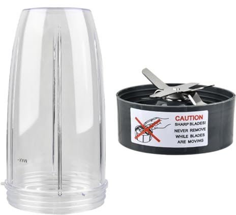 MVQPER Blender Replacement 32OZ Cups and Extractor Blade for Compatible with 900W/600W Series,Blender Accessories for Compatible with Replacement Parts