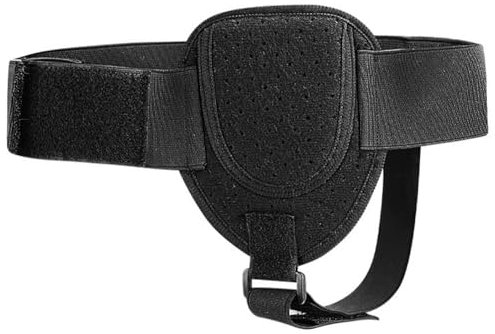 LISHAOHU Hodensackstütze for Männer nach Operationen, Nabelbruchgürtel for Frauen, Schwarz, Dünndarm-Gasstützgürtel for Männer, Erwachsene, verstellbare Schnalle for einfachen Zugriff