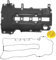 Hajus 1031002001 Ventildeckel Zylinderkopfhaube + Öldeckel Deckel Verschlußdeckel Ventildeckeldichtung für Opel Adam Corsa D Astra H J Insignia 1.2 1.4 55573746 90412508 55561426 5650831 650090