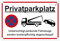 DinAliX Panneau d'interdiction de stationnement privé - 40 x 30 cm - En PVC robuste - Interdit d'entrer dans votre propriété privée