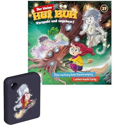 Galakto Audio-Token: Der kleine Hui Buh | Überraschung beim Baumcamping & Lachen macht lustig, Hörspiel für Kinder ab 3 Jahren, Spielzeit ca. 84 Minuten
