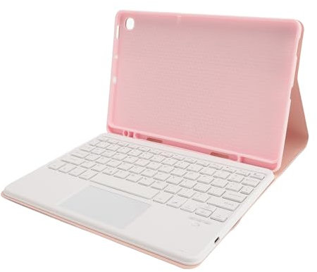 Plyisty Funda con Teclado para Tab S6 Lite de 10,4 Pulgadas SM-P613, SM-P619 P610, SM-P615 LTE, Teclado Bluetooth con Panel Táctil, Funda Protectora (Pink)