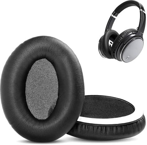Hiearcool L1 HiFi Ohrpolster, HAIZEEN Ohrpolster kompatibel mit FITFORT Hiearcool L1 HiFi kabellosen Stereo-Kopfhörern Ohrpolster Ersatzkissen (Proteinleder/Memory Foam)