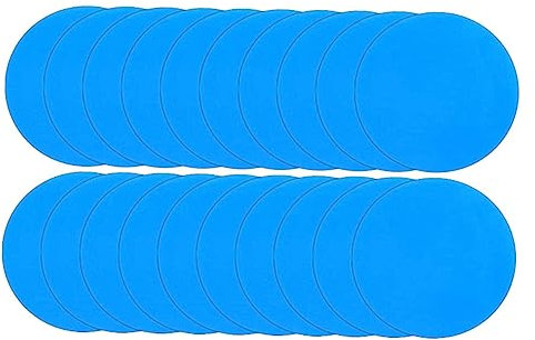Happyyami Schwimm-reparaturflicken – 20 Stück PVC-Flicken Für Aufblasbare Pools Und Flöße – Einfach Zu Verwenden