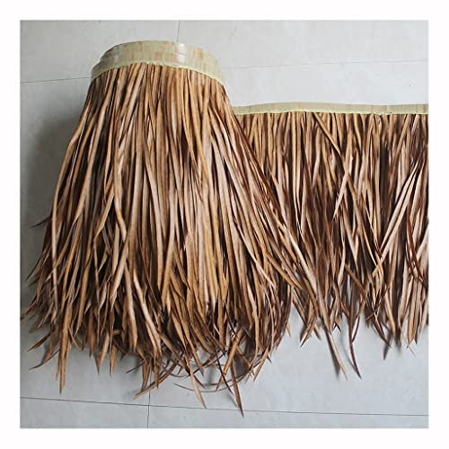 Mexikanische Strorolle Tiki Hütte Gras Sockelleiste Dach Tiki Bar Dekorationen Palm Stroh Dach Ente Jalousie Gras für Zaun Party 0,5 x 1 m Größe