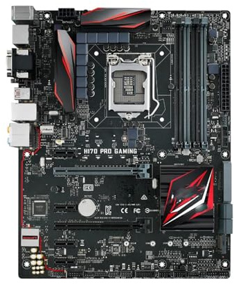 Placa Base para Juegos Kit Fit For ASUS H170 Pro Gaming Intel, Placa Base ATX for CPU LGA 1151, i5-6500 6600K, i7-6700 6700K, i3-6100 DDR4, M.2, HDMI