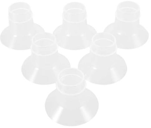 6 Silikon Flanscheinsätze 22mm für Tragbare Milchpumpen | Stillen und Abpumpen, 6 Stück-pack, Leicht zu Reinigen, Bequem Anpassbar