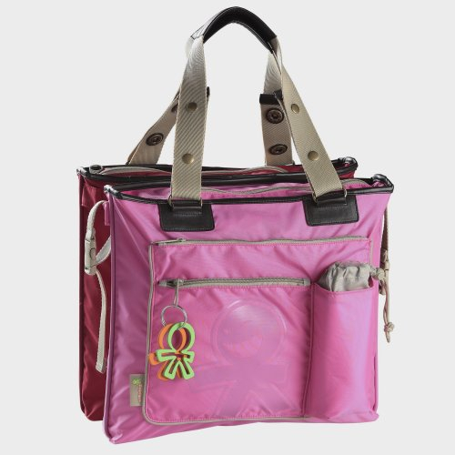 Okiedog Wickeltasche Chameleon - rosa/rot
