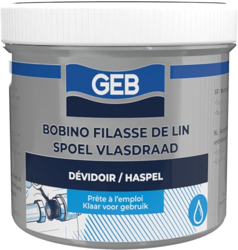 Bobino de filasse de lin avec dévidoir GEB 80 g - 515030