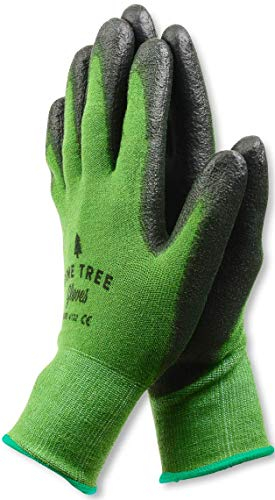 Pine Tree Tools Gardening Gloves for Women and Men, Bamboo Made, Mesh Type, Washable Premium Material, Rubber Gloves Coating for Superior Grip with Snug-Wrist Feature and Reinforced Finger Tips - M