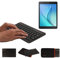 TECHGEAR [Active Strike (S) Slim Line Bluetooth Wireless UK Qwerty Keyboard With Carry Case Cover for Samsung Galaxy Tab A 10.5 Inch (SM-T590 Series), Tab A 9.7 Inch (SM-T550 Series) Tablets - Black