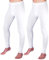 HERMKO 3540 Confezione da 2 Mutande Lunghe Uomo Long Johns (Altri Colori), Farbe:Bianco, Größe Herren:5 (L)