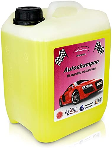 RedFOX24 Premium Autoshampoo Konzentrat - Schaumreiniger - Verdeck Reiniger - car Shampoo - in einem 10 Liter Kanister mit Abfüllhahn erhältlich - Made in Germany