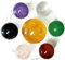 Juego de 7 Bolas de Cristal de Chakra Natural con Soporte, Hechas de calcita Amarilla, obsidiana Negra, Cuarzo Rosa, Cuarzo Transparente, aventurina Verde, Amatista y esferas de ágata roja