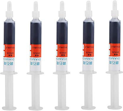5pc Diamond Grinding Polishing Pastes Lapping Compound Grit W0.5-W40 320~10000(W40#320)