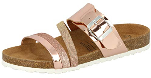 Lico Bioline Fashion, Sandali, Donna, Bianco (Rose Gold), 39 EU