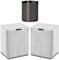 Pair (2) White Heavy Duty Outdoor Sonos Speaker Covers - Dust, Water & UV Protection for Sonos Speakers - Fits Wall Mounted