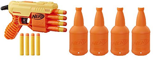 NERF Alpha Strike FANG QS-4 (1 Blaster 8 Darts 4 Half-Targets) 13 Pc Set New Box
