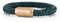 Akitsune Portus Bracciale Corda Nautica | Chiusura della capsula Magnetica Braccialetti Signore Ancoraggio Uomini Maritim - Oro 19 cm, Acciaio inossidabile Nylon, 19 cm, Acciaio inossidabile Nylon