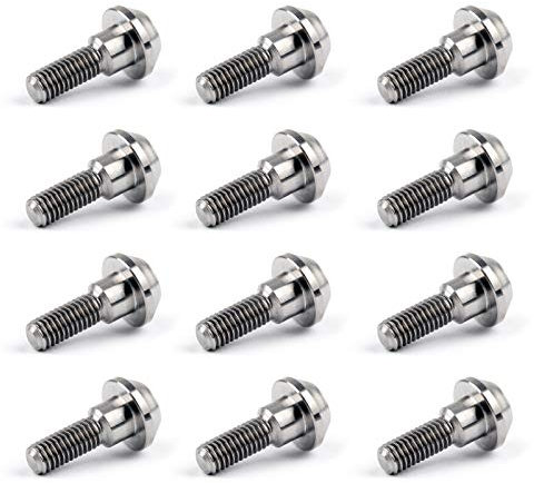 Artudatch M6 Vis de vis en titane 6 mm x 20 mm pour disque de frein en titane/Ti pour Yamaha R1 R6 YZF, Suzu-ki GSXR