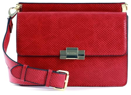 Valentino Umhängetasche Handtasche Rosalie Satchel Rosso rot