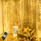 GlobaLink Rideau Lumineux, Guirlande Lumineuse 300 LEDs 2M x 3M Rideau de Guirlandes 8 Modes Avec Prise Décoration Extérieure Intérieurde pour Chambre, Jardin, Mariage, Noël,Fête,Bar - Blanc Chaud