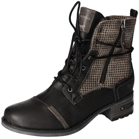 Mustang Femme 1229-510 Bottine, Noir, 39 EU