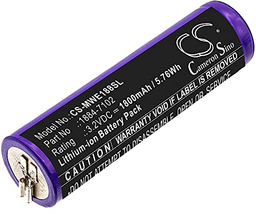 Akku Li-Ion kompatibel mit Moser 1884 Li+Pro - Ermila 1884 1885 - Wahl 1884 Li+Pro (Ersatz für 1884-7102) - 1800mAh