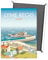 Lyme Regis Fridge Magnet 2 x 3 Inch. By Illustrator, Dave Thompson