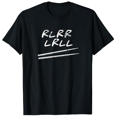 Lustige Drummer Sticks für Musiklehrer Musiker Schlagzeuger T-Shirt
